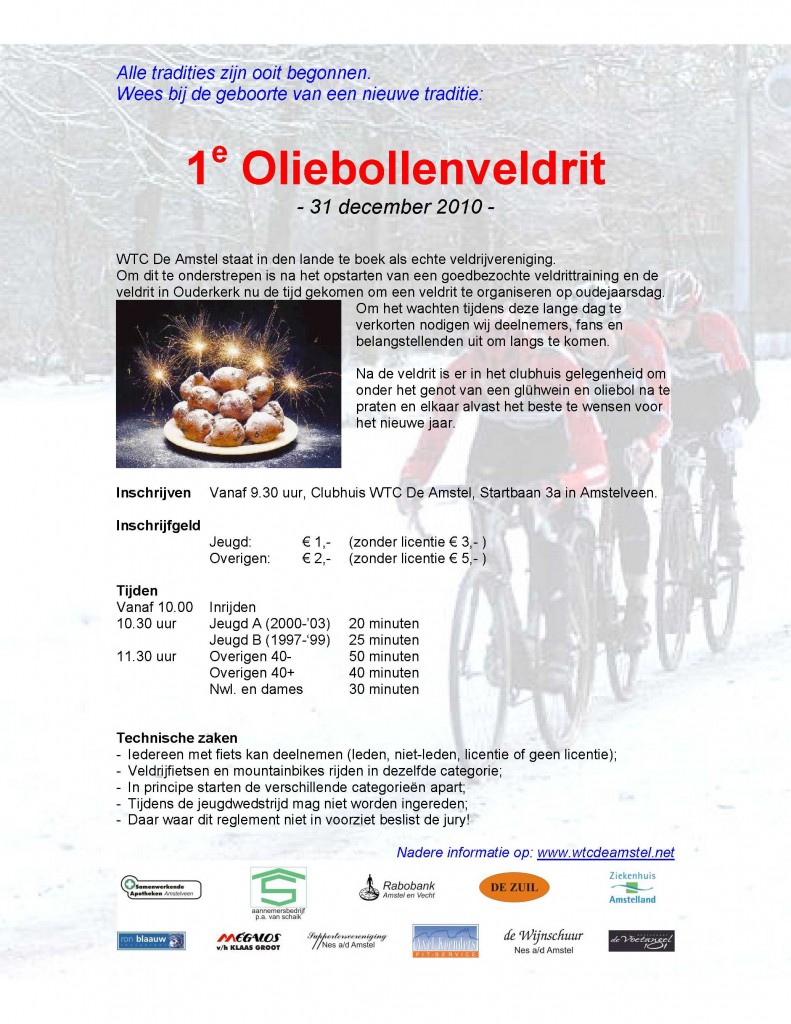 Oliebollenveldrit 2010 - WTC DE Amstel Oliebollenveldrit 2010 - WTC DE Amstel
